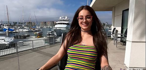  Real Teens - Inked Teen Maddy May Fucked During Porn Audition